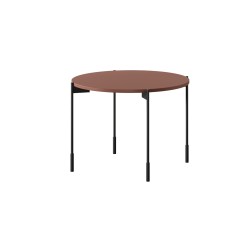 Stolik kawowy Sonatia 60 cm - burgundowy, nowoczesny design