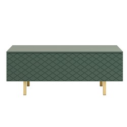 Stolik kawowy Scalia II 120 2K ze schowkiem - labrador mat / złote nogi - Limitowana oferta Stolik kawowy Scalia II 120 2K ze schowkiem - labrador mat / złote nogi - Limitowana oferta