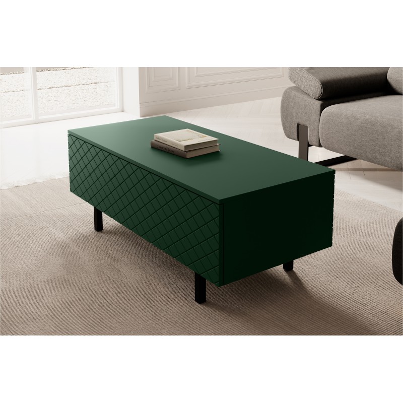Stolik kawowy Scalia II 120 2K ze schowkiem - labrador mat / czarne nogi - Limitowana oferta Stolik kawowy Scalia II 120 2K ze schowkiem - labrador mat / czarne nogi - Limitowana oferta