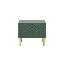 Zestaw szafka nocna stolik Scalia II 50 1SZ 2 szt. - labrador mat / złote nogi - Limitowana oferta Zestaw szafka nocna stolik Scalia II 50 1SZ 2 szt. - labrador mat / złote nogi - Limitowana oferta
