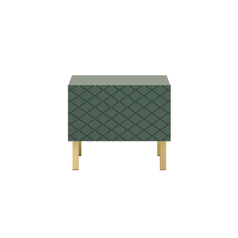 Zestaw szafka nocna stolik Scalia II 50 1SZ 2 szt. - labrador mat / złote nogi - Limitowana oferta Zestaw szafka nocna stolik Scalia II 50 1SZ 2 szt. - labrador mat / złote nogi - Limitowana oferta