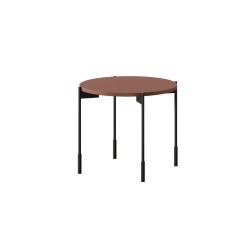 Stolik kawowy Sonatia 45 cm - burgund, nowoczesny design