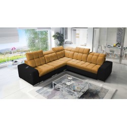 Prisma III corner sofa with sleeping function and USB port – comfort and style in one piece of furniture Prisma III corner sofa with sleeping function and USB port – comfort and style in one piece of furniture