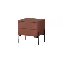 Szafka nocna Sonatia 45 cm - burgund, nowoczesny design