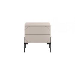 Szafka nocna Sonatia - nowoczesny design w kaszmirze Szafka nocna Sonatia - nowoczesny design w kaszmirze