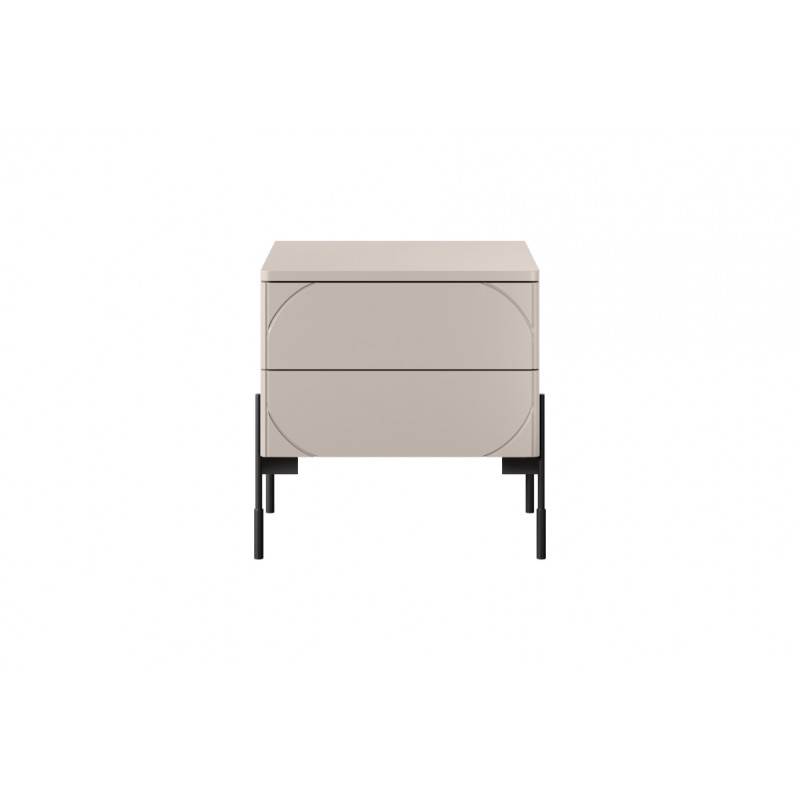 Szafka nocna Sonatia - nowoczesny design w kaszmirze Szafka nocna Sonatia - nowoczesny design w kaszmirze