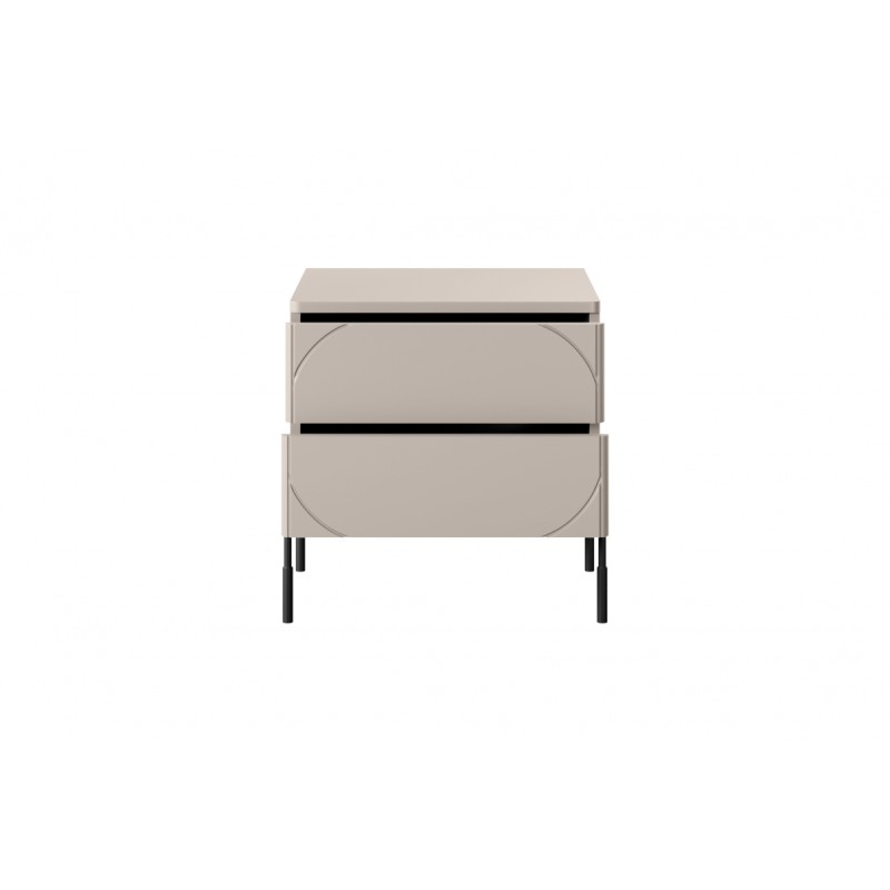 Szafka nocna Sonatia - nowoczesny design w kaszmirze Szafka nocna Sonatia - nowoczesny design w kaszmirze