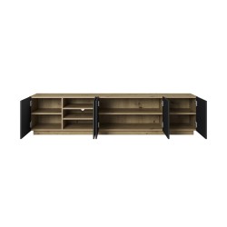 Szafka RTV Asha 200 cm - elegancki design i funkcjonalność Szafka RTV Asha 200 cm - elegancki design i funkcjonalność
