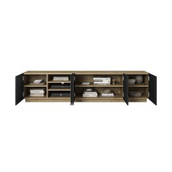 Szafka RTV Asha 200 cm - elegancki design i funkcjonalność Szafka RTV Asha 200 cm - elegancki design i funkcjonalność