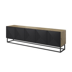 Szafka RTV Asha 200 cm - nowoczesny design i funkcjonalność
