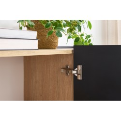 Szafka RTV Desin 120 cm - czarny mat / dąb nagano Szafka RTV Desin 120 cm - czarny mat / dąb nagano