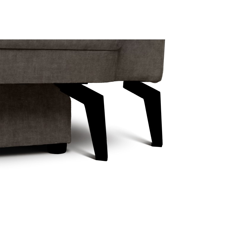 Kanapa rozkładana Luzano - brązowy wewet hydrofobowy Zetta 293