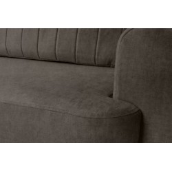 Kanapa rozkładana Luzano - brązowy wewet hydrofobowy Zetta 293