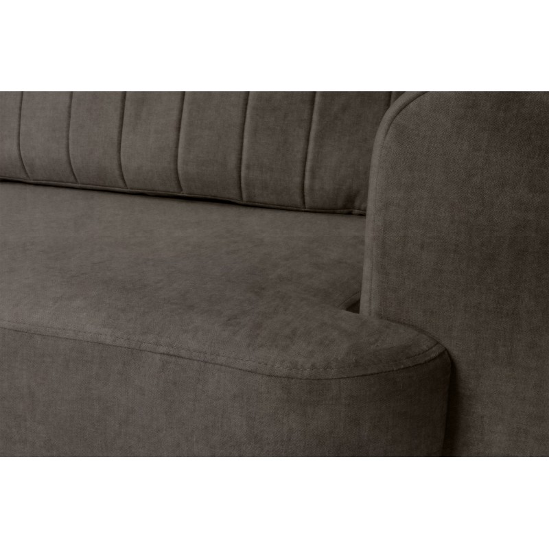 Kanapa rozkładana Luzano - brązowy wewet hydrofobowy Zetta 293