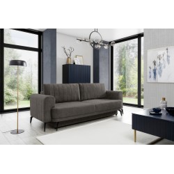 Kanapa rozkładana Luzano - brązowy wewet hydrofobowy Zetta 293