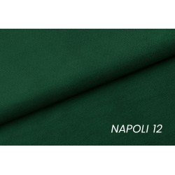 Kanapa do salonu Nicole - zielony welur łatwoczyszczący Napoli 12 / nogi złote - Końcówka serii