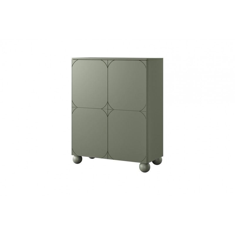 Kredens dwudrzwiowy Sonatia II 120 cm - oliwka