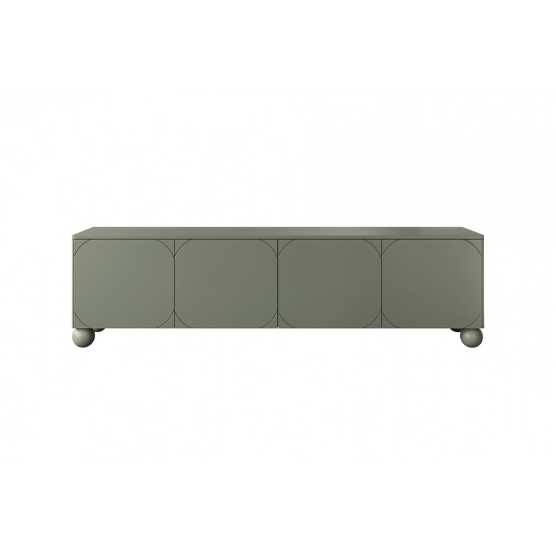 Szafka RTV Sonatia II 200 cm - oliwka, nowoczesny design Szafka RTV Sonatia II 200 cm - oliwka, nowoczesny design