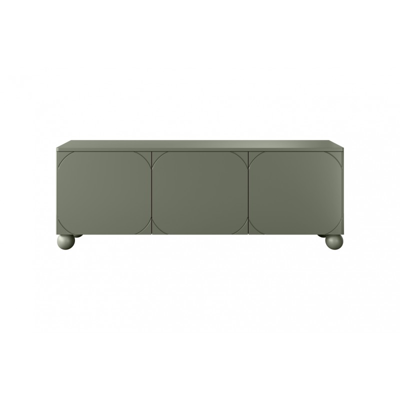 Szafka RTV Sonatia II 150 cm - oliwka, nowoczesny design Szafka RTV Sonatia II 150 cm - oliwka, nowoczesny design