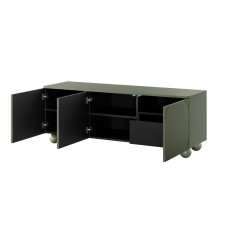 Szafka RTV Sonatia II 150 cm - oliwka, nowoczesny design Szafka RTV Sonatia II 150 cm - oliwka, nowoczesny design