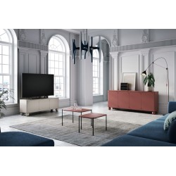 Szafka RTV Sonatia II 150 cm - kaszmir, nowoczesny design Szafka RTV Sonatia II 150 cm - kaszmir, nowoczesny design
