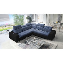 Prisma III corner sofa with sleeping function and USB port – comfort and style in one piece of furniture Prisma III corner sofa with sleeping function and USB port – comfort and style in one piece of furniture