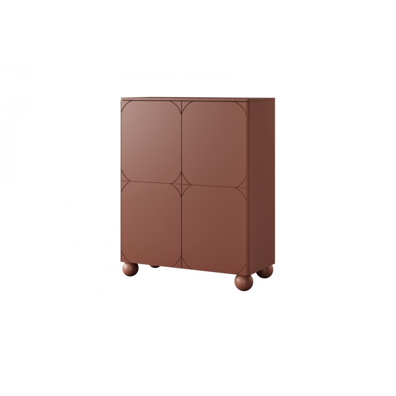 Kredens dwudrzwiowy Sonatia II 120 cm - burgund Kredens dwudrzwiowy Sonatia II 120 cm - burgund