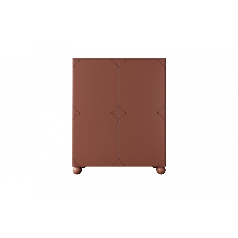 Kredens dwudrzwiowy Sonatia II 120 cm - burgund Kredens dwudrzwiowy Sonatia II 120 cm - burgund
