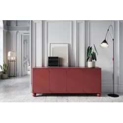 Komoda Sonatia II 200 cm czterodrzwiowa burgund Komoda Sonatia II 200 cm czterodrzwiowa burgund