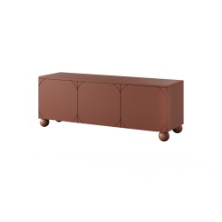 Szafka RTV Sonatia II 150 cm burgund - elegancja i
