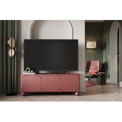 Szafka RTV Sonatia II 150 cm burgund - elegancja i Szafka RTV Sonatia II 150 cm burgund - elegancja i