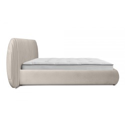 Łóżko sypialniane Galin 140x200 z pojemnikiem - beżowy szenil Perfect Harmony 07 Łóżko sypialniane Galin 140x200 z pojemnikiem - beżowy szenil Perfect Harmony 07