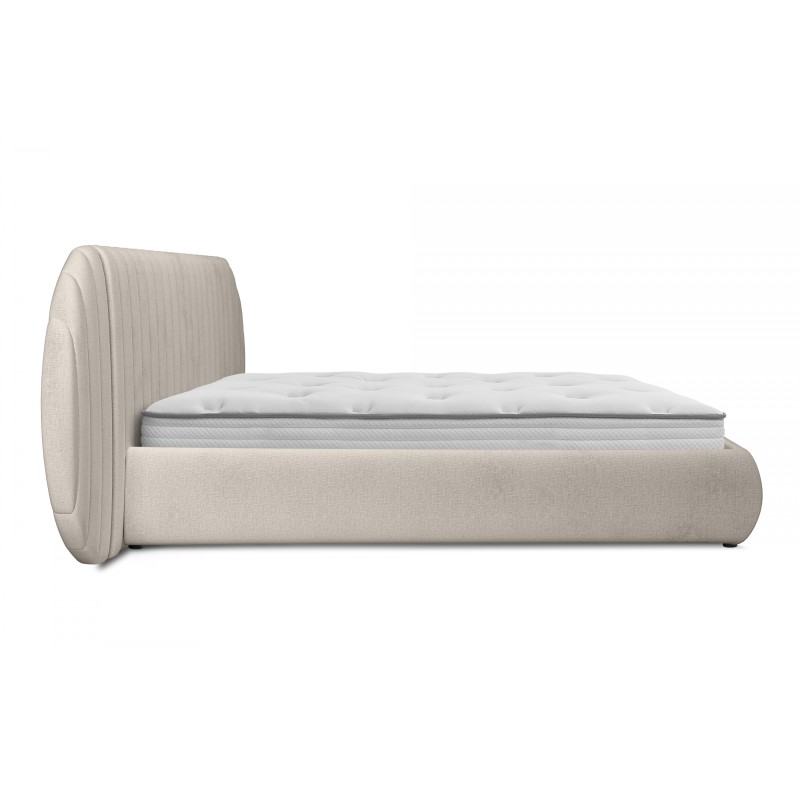 Łóżko sypialniane Galin 140x200 z pojemnikiem - beżowy szenil Perfect Harmony 07 Łóżko sypialniane Galin 140x200 z pojemnikiem - beżowy szenil Perfect Harmony 07