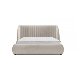 Łóżko sypialniane Galin 140x200 z pojemnikiem - beżowy szenil Perfect Harmony 07 Łóżko sypialniane Galin 140x200 z pojemnikiem - beżowy szenil Perfect Harmony 07