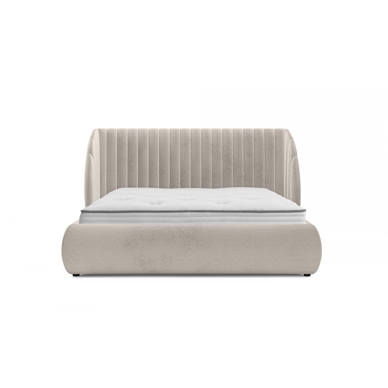 Łóżko sypialniane Galin 140x200 z pojemnikiem - beżowy szenil Perfect Harmony 07 Łóżko sypialniane Galin 140x200 z pojemnikiem - beżowy szenil Perfect Harmony 07