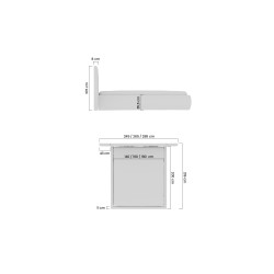 Łóżko Galin 160x200 z pojemnikiem - beżowy welur Velluto 2 Łóżko Galin 160x200 z pojemnikiem - beżowy welur Velluto 2