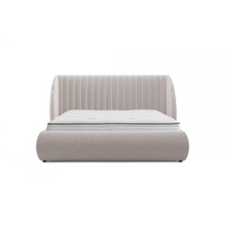 Łóżko sypialniane Galin 160x200 z pojemnikiem - beżowe Łóżko sypialniane Galin 160x200 z pojemnikiem - beżowe