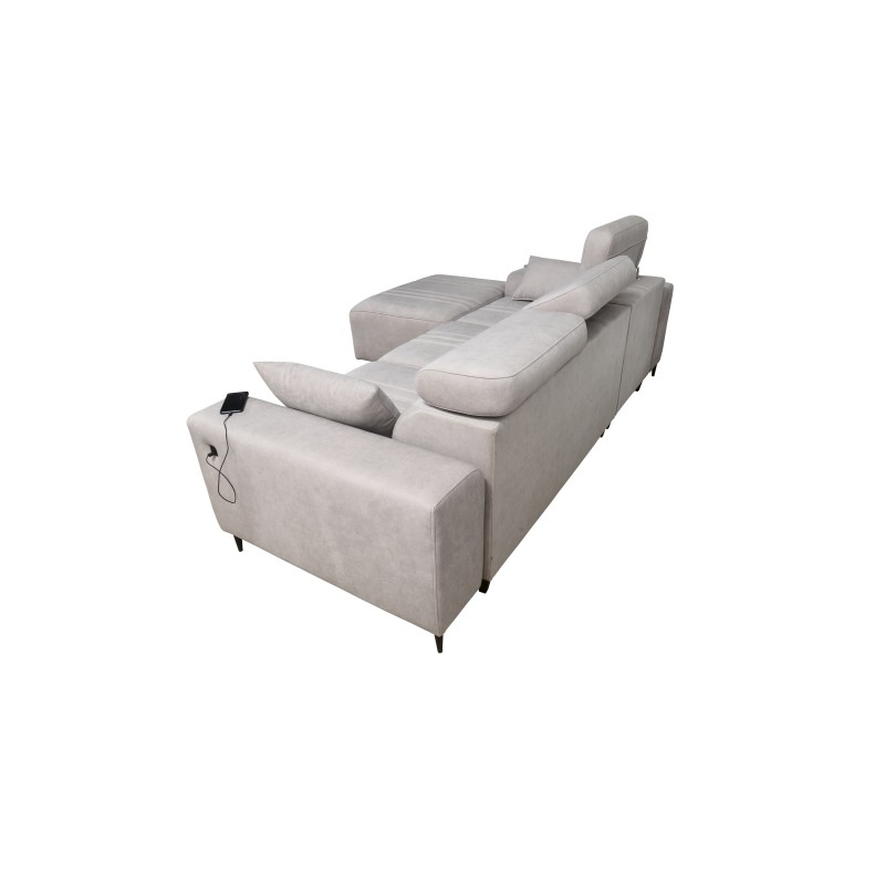 Elegant Verona I Corner Sofa with Sleeping Function - Velvet, Vena 20 | Your Ideal Furniture Elegant Verona I Corner Sofa with Sleeping Function - Velvet, Vena 20 | Your Ideal Furniture