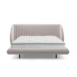 Łóżko sypialniane lewitujące Galin 140x200 - beżowe Łóżko sypialniane lewitujące Galin 140x200 - beżowe