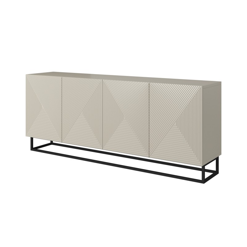 Komoda Asha 200 cm - nowoczesny design w kaszmirze