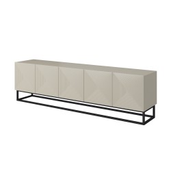 Szafka RTV Asha 200 cm - nowoczesny design kaszmir