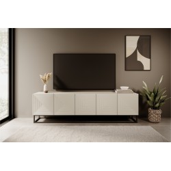 Szafka RTV Asha 200 cm - nowoczesny design kaszmir Szafka RTV Asha 200 cm - nowoczesny design kaszmir