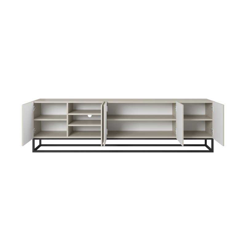 Szafka RTV Asha 200 cm - nowoczesny design kaszmir Szafka RTV Asha 200 cm - nowoczesny design kaszmir