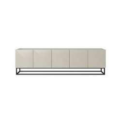Szafka RTV Asha 200 cm - nowoczesny design kaszmir Szafka RTV Asha 200 cm - nowoczesny design kaszmir