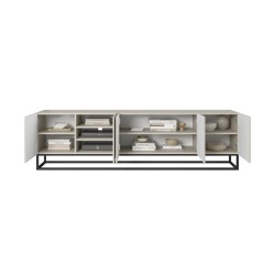 Szafka RTV Asha 200 cm - nowoczesny design kaszmir Szafka RTV Asha 200 cm - nowoczesny design kaszmir