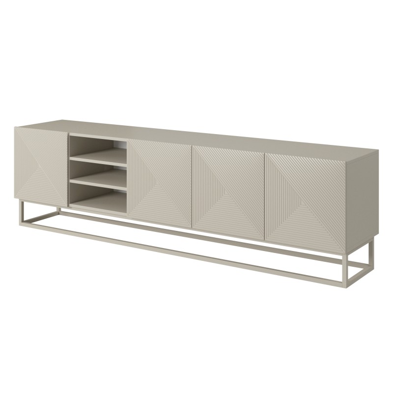 Szafka RTV Asha 200 cm - nowoczesny design i funkcjonalność Szafka RTV Asha 200 cm - nowoczesny design i funkcjonalność