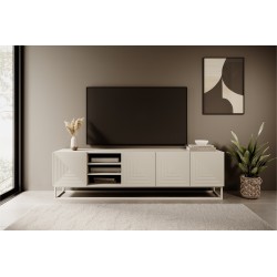 Szafka RTV Asha 200 cm - nowoczesny design i funkcjonalność Szafka RTV Asha 200 cm - nowoczesny design i funkcjonalność