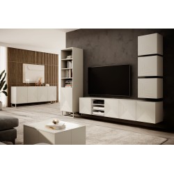 Szafka RTV wisząca Asha 200 cm - kaszmir Szafka RTV wisząca Asha 200 cm - kaszmir