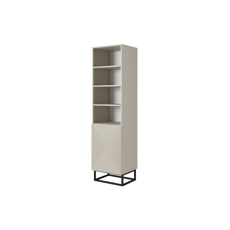 Regał Asha 50 cm na metalowych nogach - kaszmir