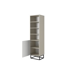 Regał Asha 50 cm na metalowych nogach - kaszmir Regał Asha 50 cm na metalowych nogach - kaszmir